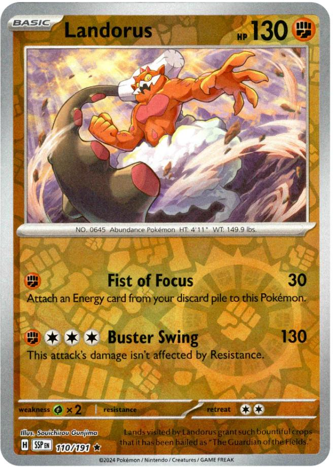 Landorus (110/191) [Scarlet & Violet: Surging Sparks] Reverse Holofoil