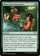 Monstrous Emergence [Duskmourn: House of Horror] Foil