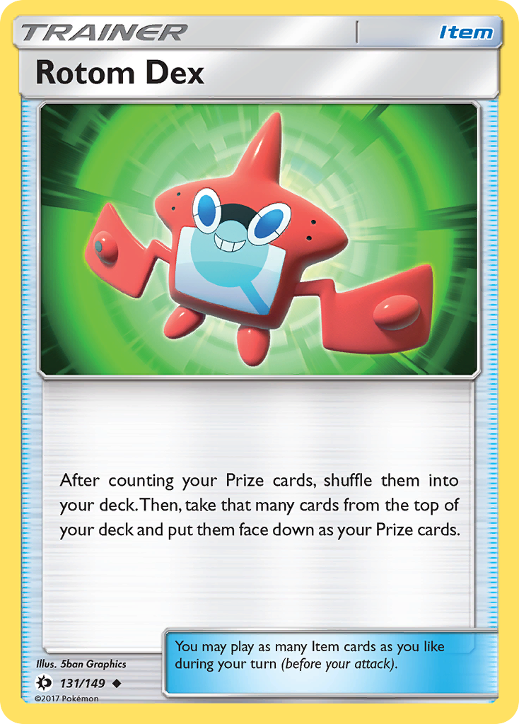 Rotom Dex (131/149) [Sun & Moon: Base Set] Reverse Holofoil