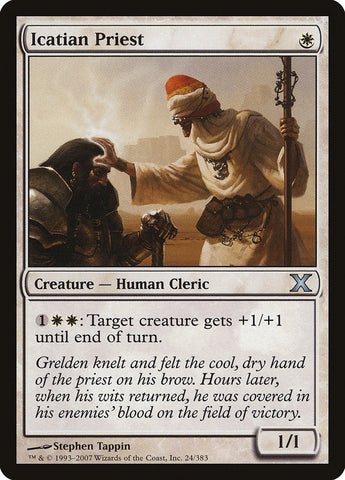 Icatian Priest [Tenth Edition] Foil