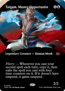 Taigam, Master Opportunist (Borderless) [Tarkir: Dragonstorm] Foil