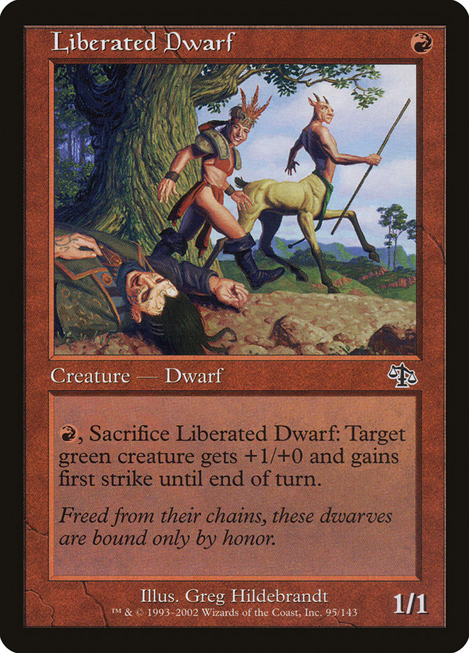 Liberated Dwarf [Judgment] Foil