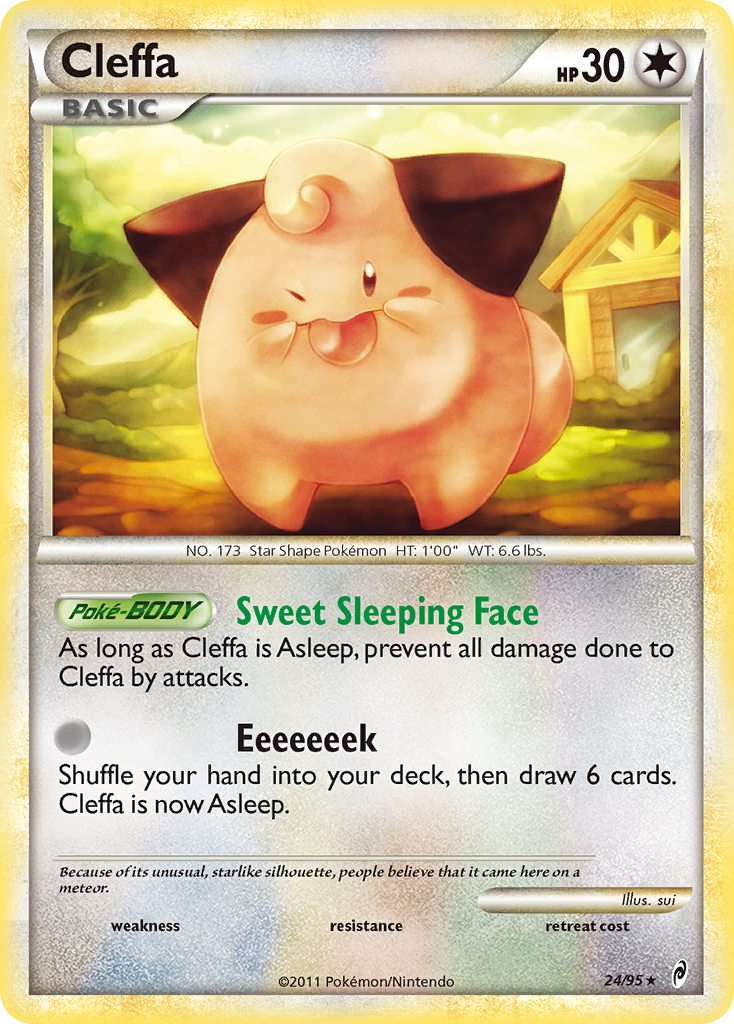 Cleffa (24/95) [HeartGold & SoulSilver: Call of Legends] Reverse Holofoil