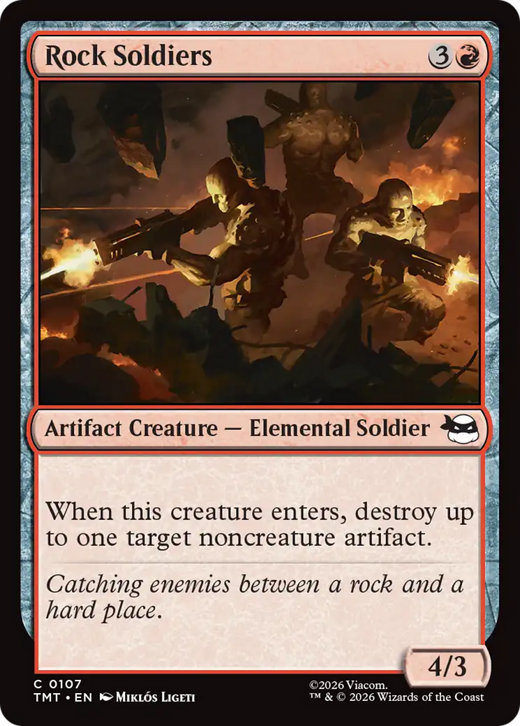 Rock Soldiers [Teenage Mutant Ninja Turtles] Foil