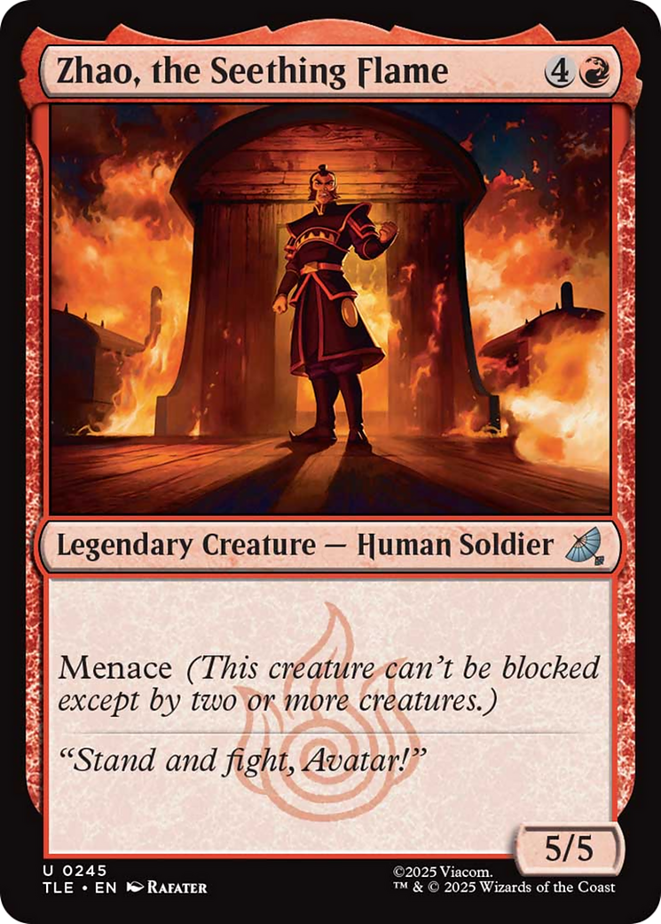 Zhao, the Seething Flame [Avatar: The Last Airbender: Eternal-Legal] Foil