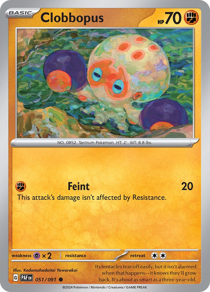 Clobbopus (051/091) [Scarlet & Violet: Paldean Fates] Reverse Holofoil