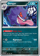 Gengar (057/091) [Scarlet & Violet: Paldean Fates] Reverse Holofoil
