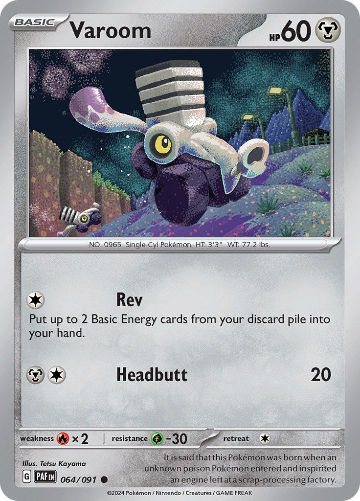 Varoom (064/091) [Scarlet & Violet: Paldean Fates] Reverse Holofoil