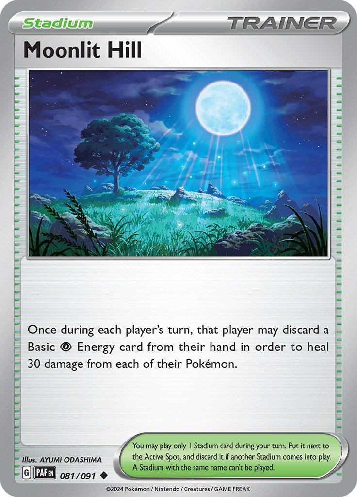 Moonlit Hill (081/091) [Scarlet & Violet: Paldean Fates] Reverse Holofoil