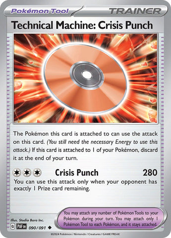 Technical Machine: Crisis Punch (090/091) [Scarlet & Violet: Paldean Fates] Reverse Holofoil