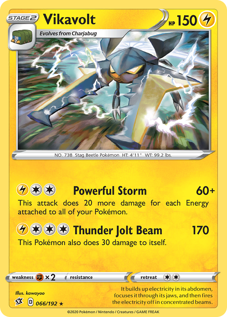 Vikavolt (066/192) [Sword & Shield: Rebel Clash] Reverse Holofoil