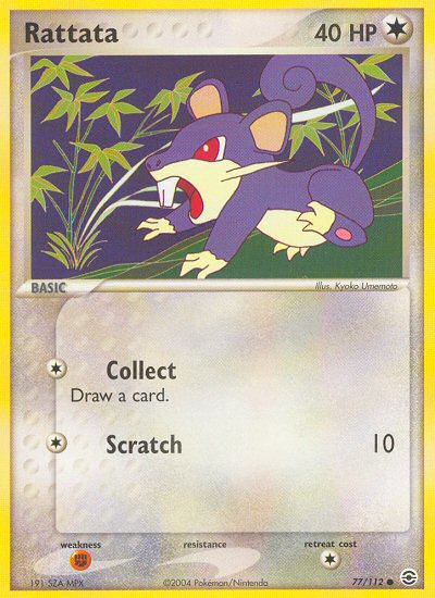 Rattata (77/112) [EX: FireRed & LeafGreen] Reverse Holofoil