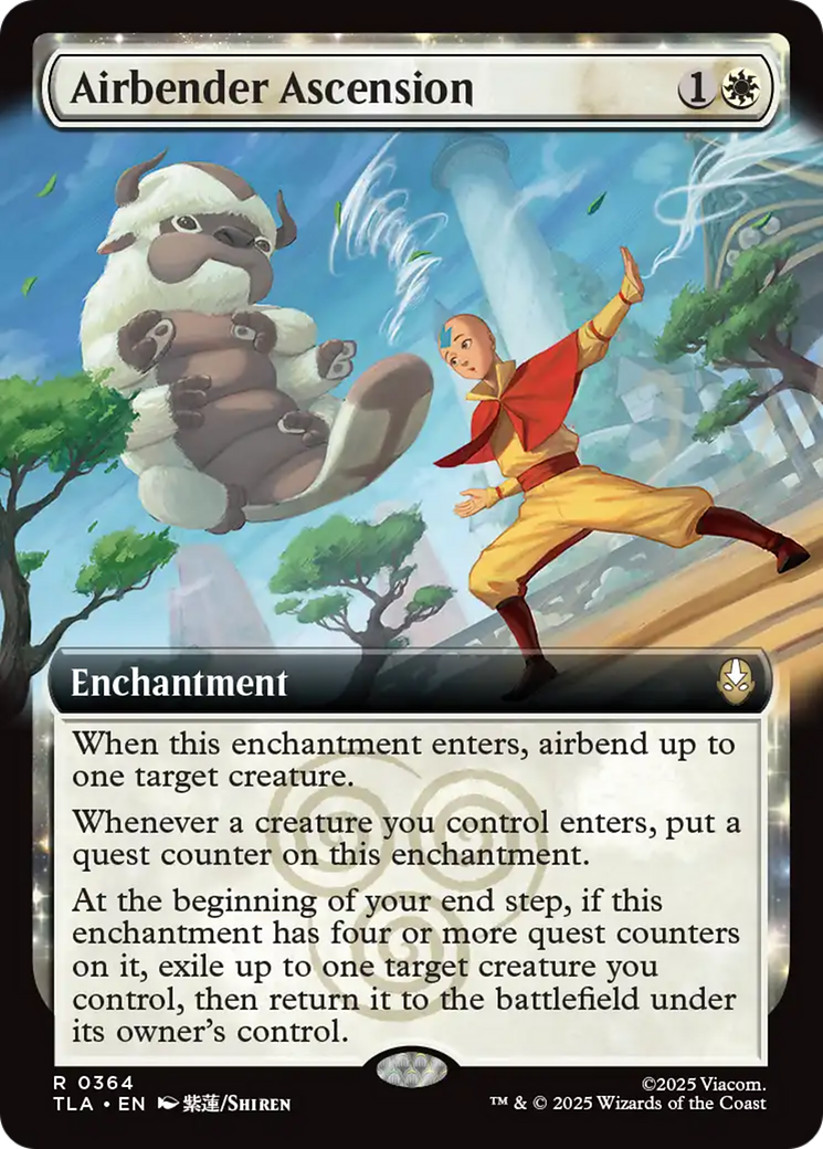 Airbender Ascension (Extended Art) [Avatar: The Last Airbender] Foil