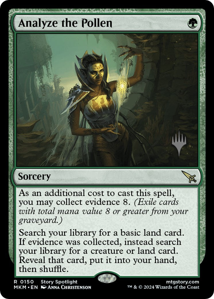 Analyze the Pollen (Promo Pack) [Murders at Karlov Manor Promos] Foil