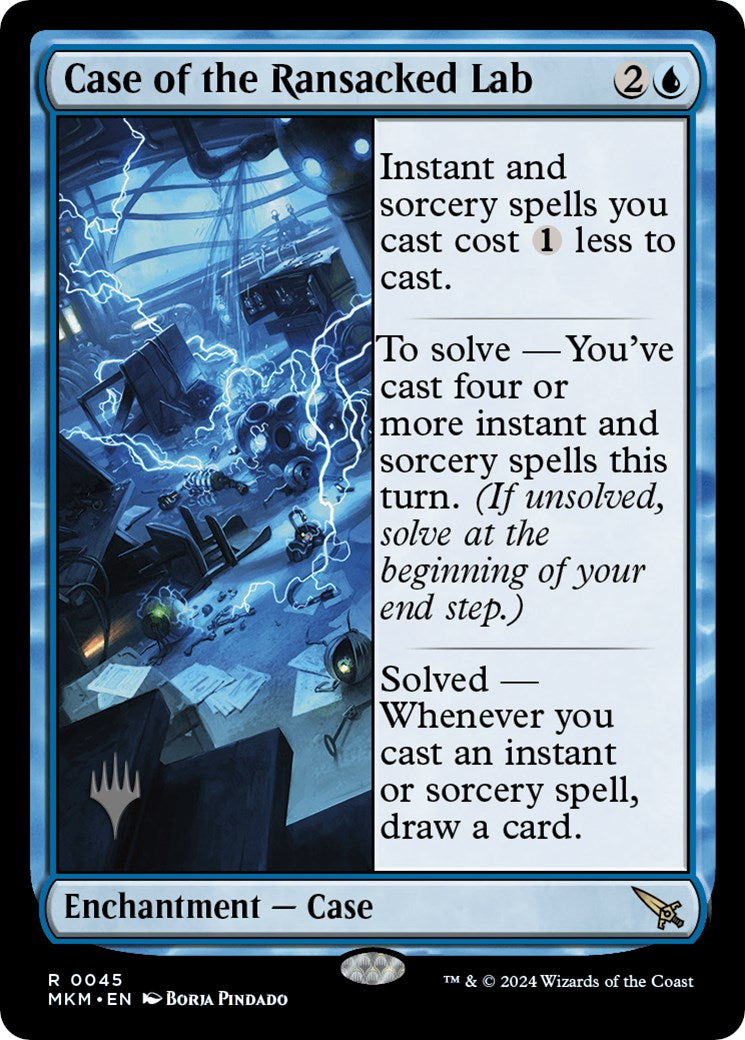 Case of the Ransacked Lab (Promo Pack) [Murders at Karlov Manor Promos] Foil
