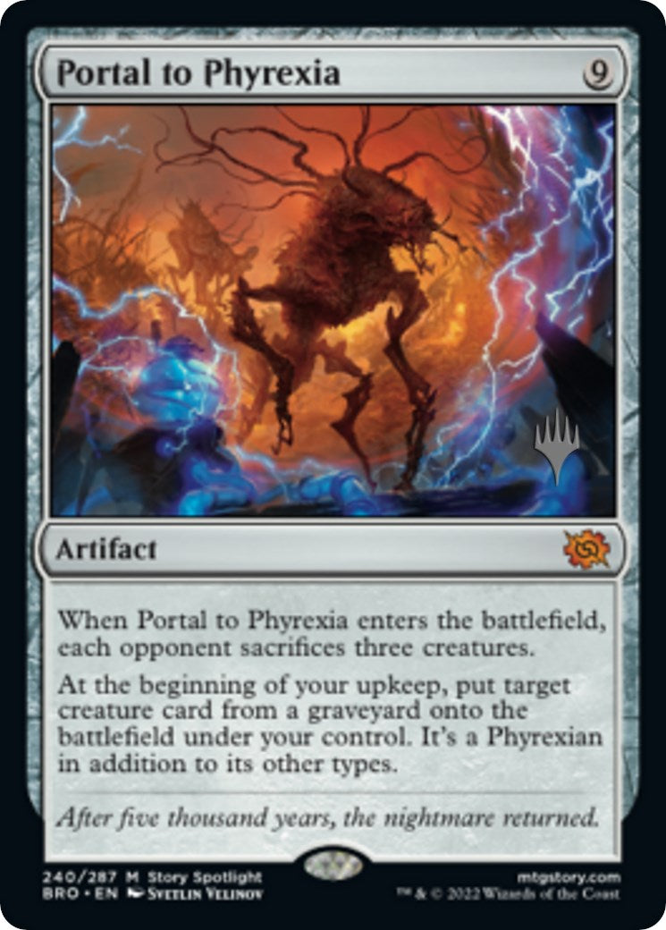 Portal to Phyrexia (Promo Pack) [The Brothers' War Promos] Foil