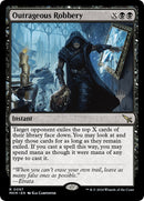 Outrageous Robbery (Promo Pack) [Murders at Karlov Manor Promos] Foil