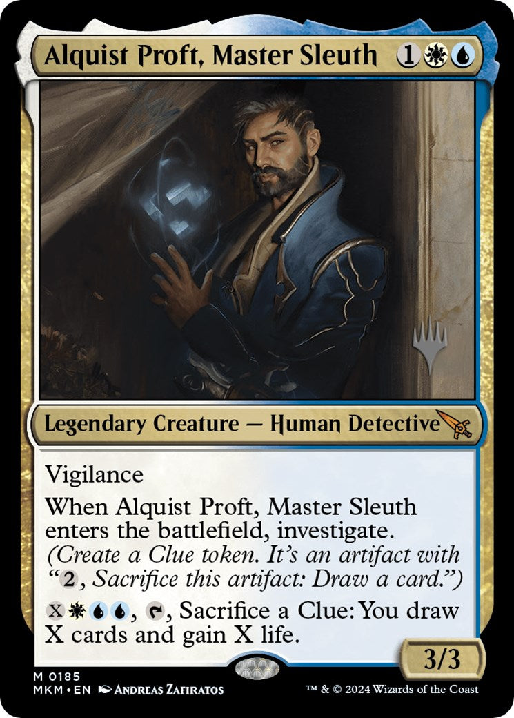 Alquist Proft, Master Sleuth (Promo Pack) [Murders at Karlov Manor Promos] Foil