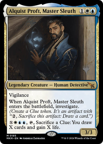 Alquist Proft, Master Sleuth (Promo Pack) [Murders at Karlov Manor Promos] Foil