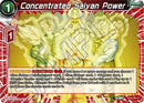 Concentrated Saiyan Power (BT24-007) [Beyond Generations] Parallel Foil