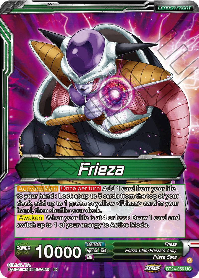 Frieza // Frieza, Scourge of Saiyans (BT24-056) [Beyond Generations] Parallel Foil