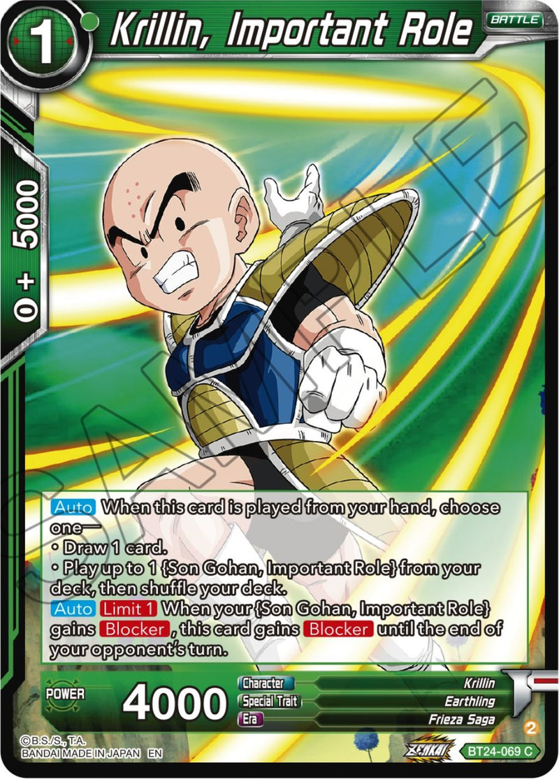 Krillin, Important Role (BT24-069) [Beyond Generations] Parallel Foil