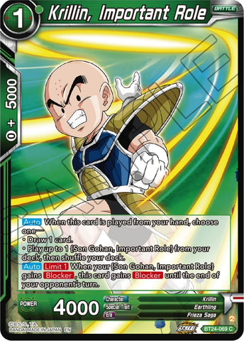 Krillin, Important Role (BT24-069) [Beyond Generations] Parallel Foil