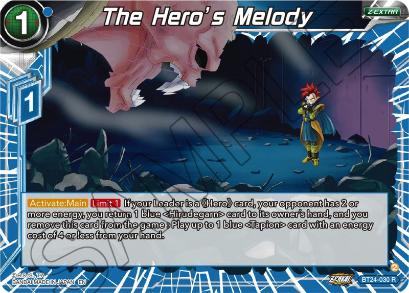 The Hero's Melody (BT24-030) [Beyond Generations] Parallel Foil