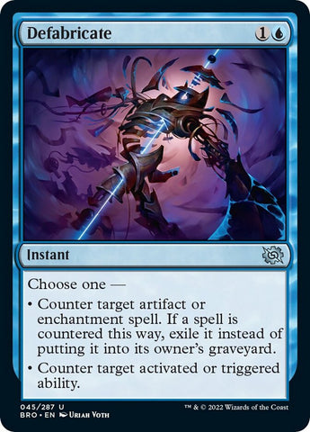 Defabricate [The Brothers' War] Foil