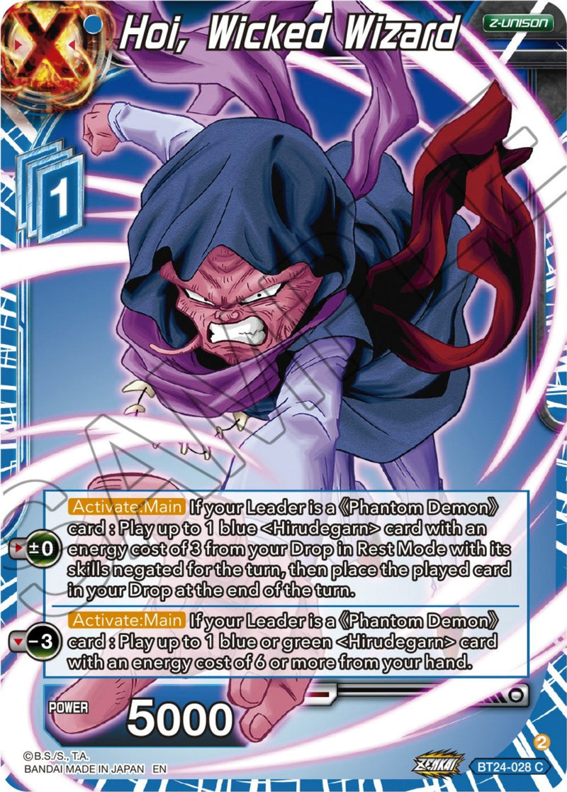 Hoi, Wicked Wizard (BT24-028) [Beyond Generations] Parallel Foil