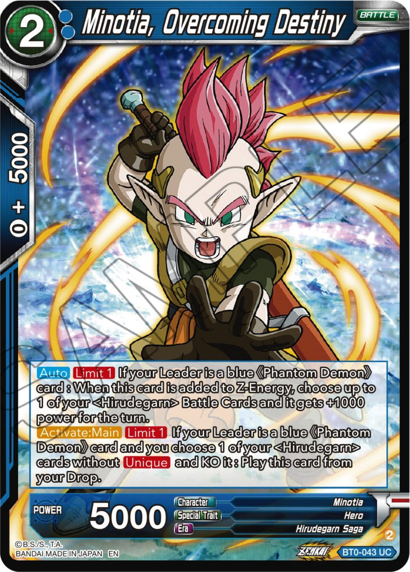 Minotia, Overcoming Destiny (BT24-043) [Beyond Generations]