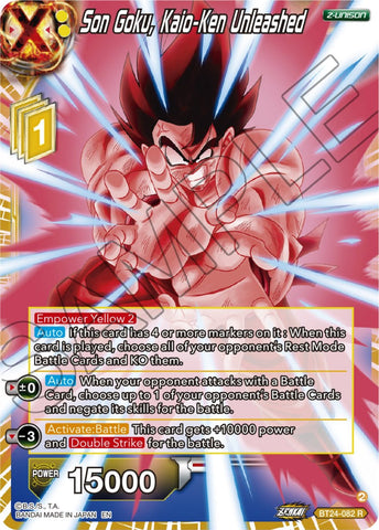 Son Goku, Kaio-Ken Unleashed (BT24-082) [Beyond Generations] Parallel Foil