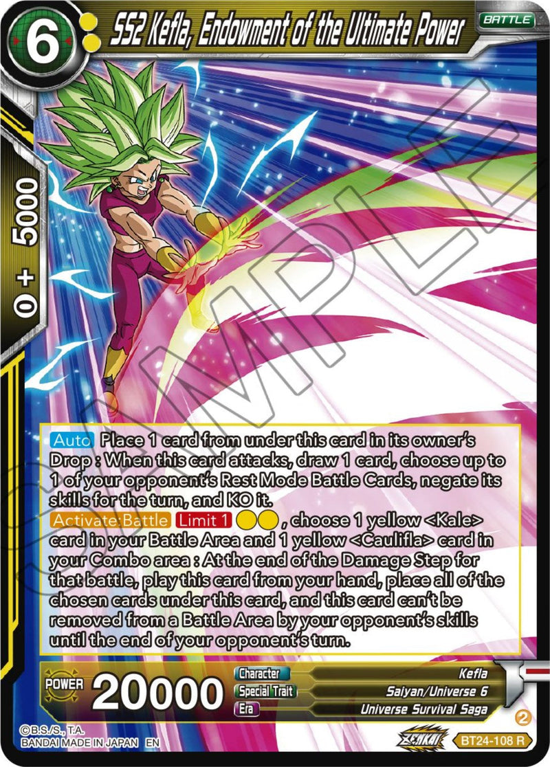 SS2 Kefla, Endowment of the Ultimate Power (BT24-108) [Beyond Generations] Parallel Foil