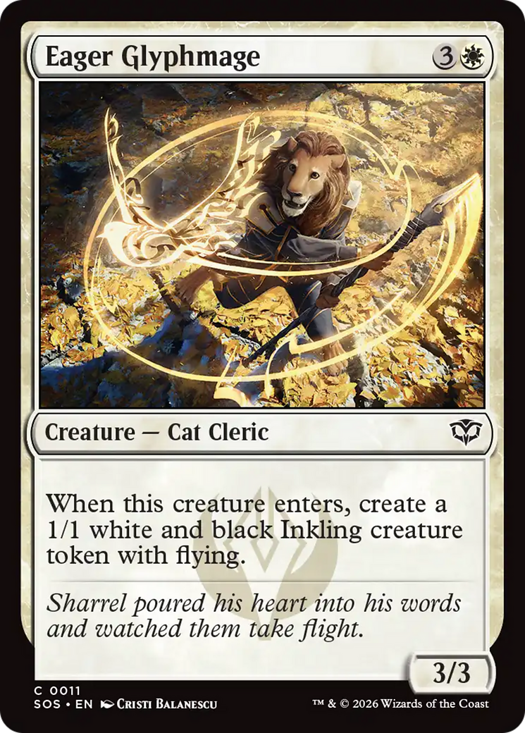 Eager Glyphmage [Secrets of Strixhaven] Foil