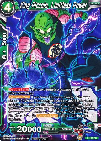 King Piccolo, Limitless Power (Power Booster) (P-153) [Promotion Cards] Parallel Foil