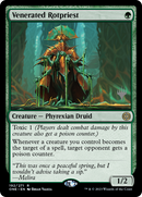 Venerated Rotpriest (Promo Pack) [Phyrexia: All Will Be One Promos] Foil