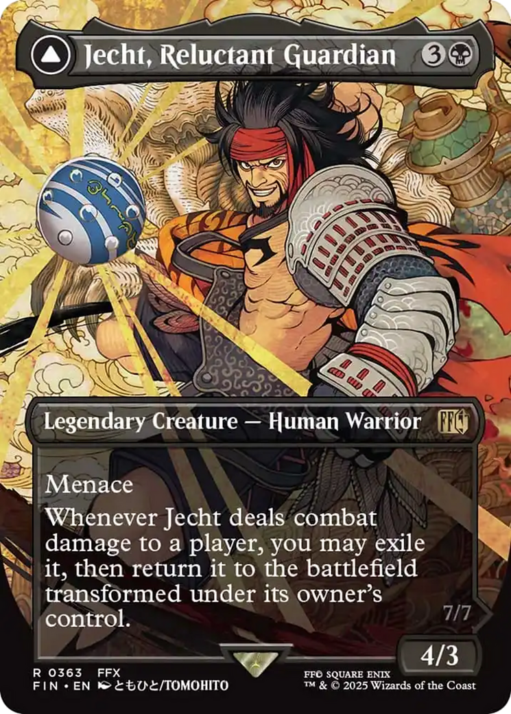 Jecht, Reluctant Guardian // Braska's Final Aeon (Borderless) [FINAL FANTASY] Foil
