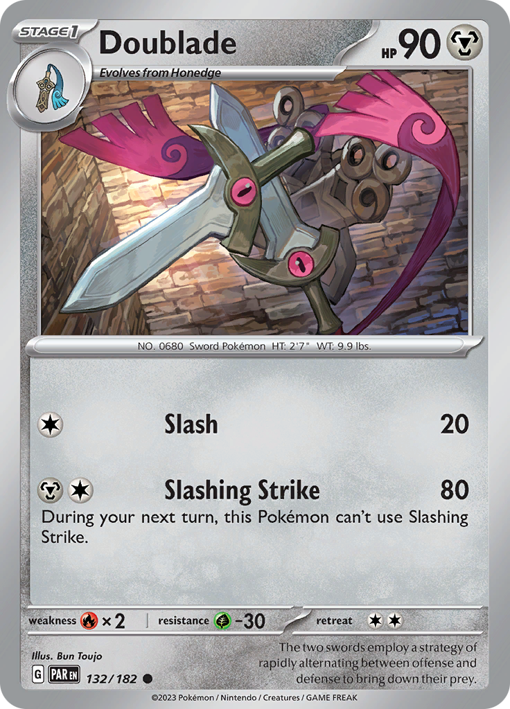 Doublade (132/182) [Scarlet & Violet: Paradox Rift] Reverse Holofoil