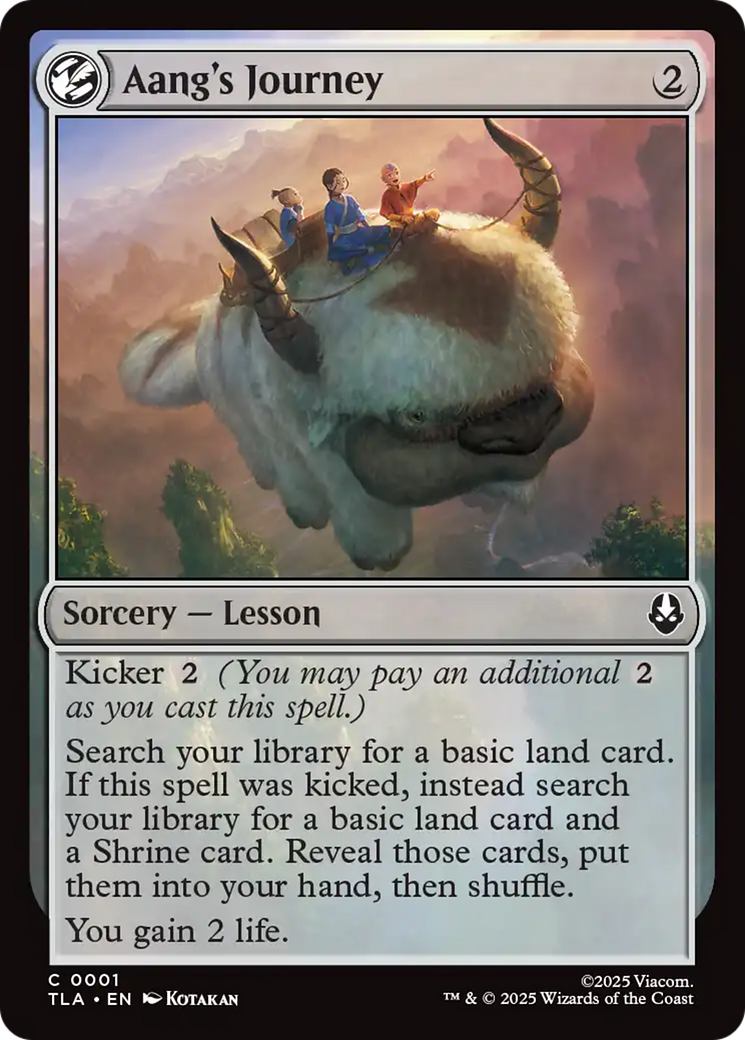 Aang's Journey [Avatar: The Last Airbender] Foil