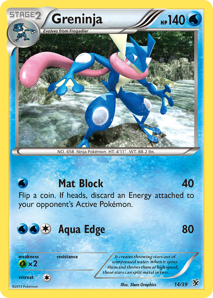 Greninja (14/39) [XY: Kalos Starter Set] Holofoil