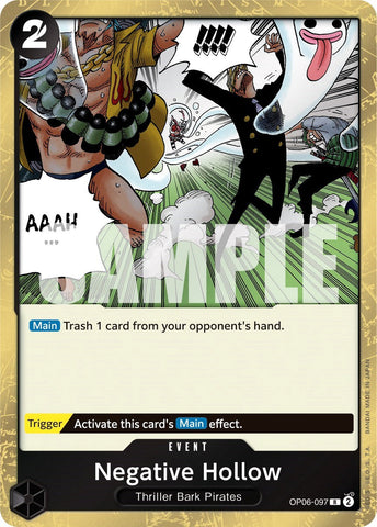 Negative Hollow [Wings of the Captain] Foil