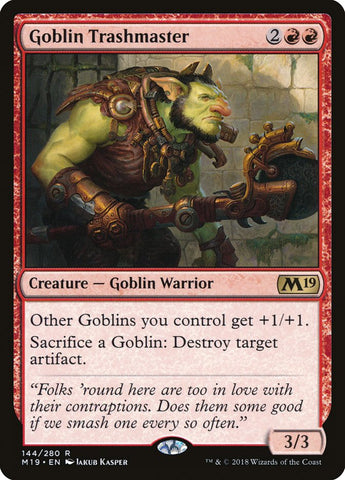 Goblin Trashmaster [Core Set 2019] Foil