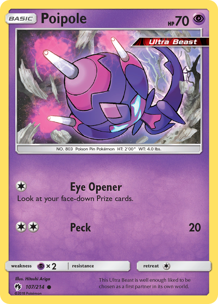 Poipole (107/214) [Sun & Moon: Lost Thunder] Reverse Holofoil