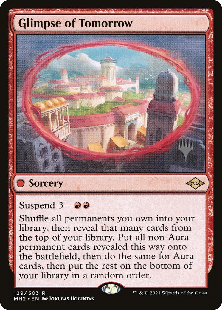Glimpse of Tomorrow (Promo Pack) [Modern Horizons 2 Promos] Foil
