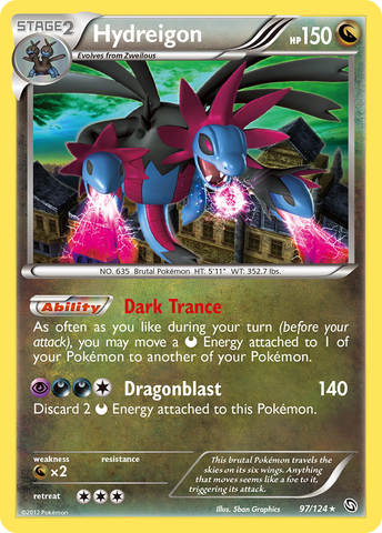 Hydreigon (97/124) [Black & White: Dragons Exalted] Reverse Holofoil