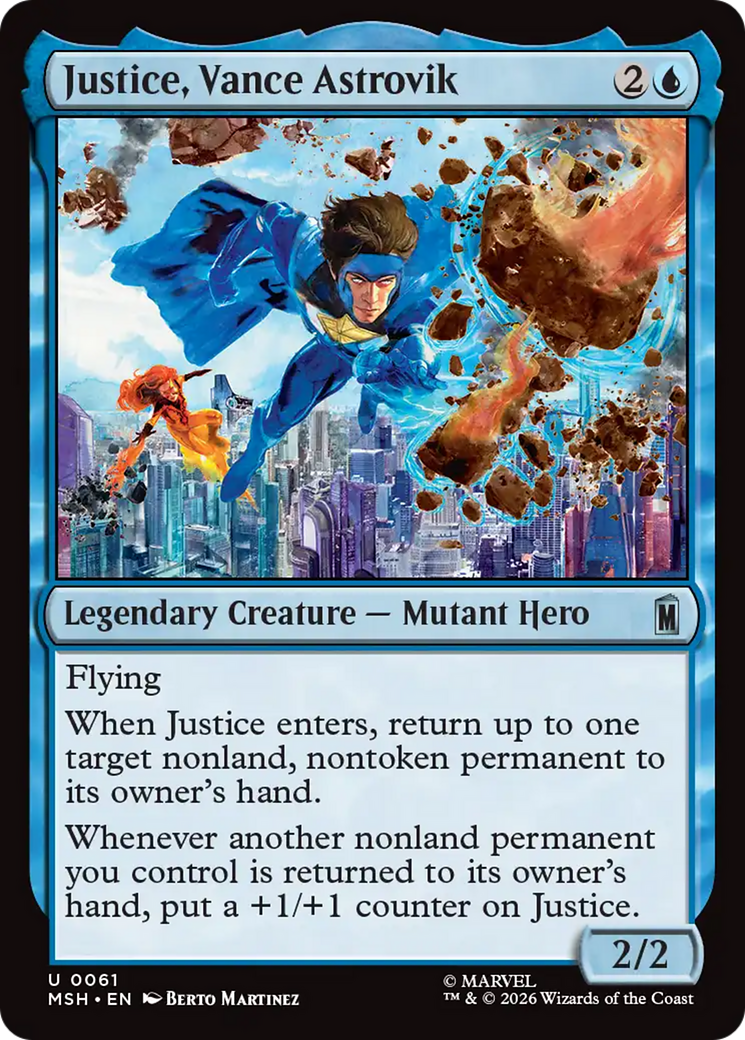 Justice, Vance Astrovik [Marvel Super Heroes] Foil