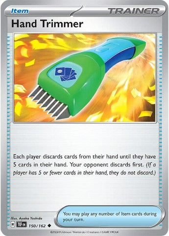 Hand Trimmer (150/162) [Scarlet & Violet: Temporal Forces] Reverse Holofoil