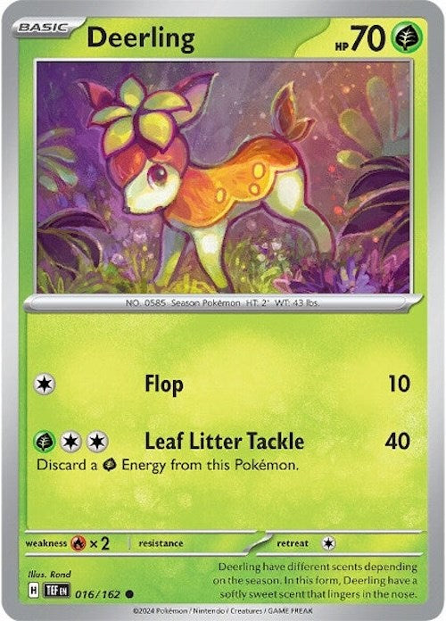 Deerling (016/162) [Scarlet & Violet: Temporal Forces] Reverse Holofoil