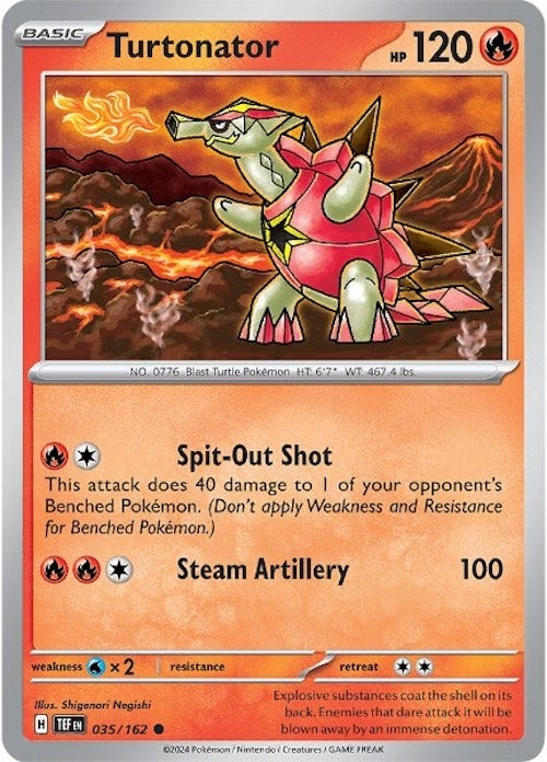 Turtonator (035/162) [Scarlet & Violet: Temporal Forces] Reverse Holofoil
