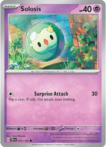 Solosis (070/162) [Scarlet & Violet: Temporal Forces] Reverse Holofoil